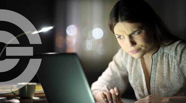 Woman suspicious of spear phishing attack email