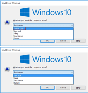 windows user switcher